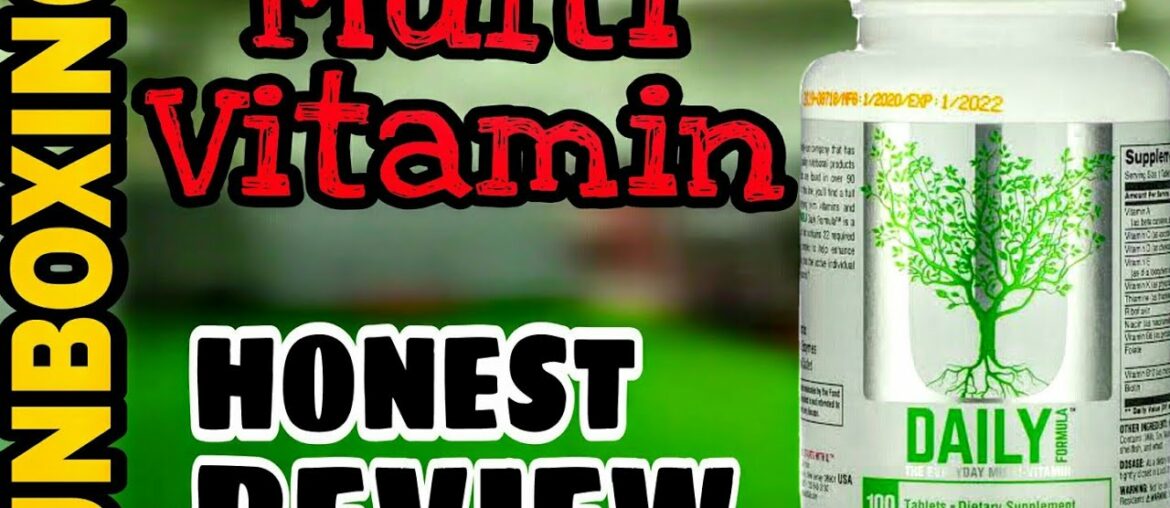 Daily formula multivitamin review || Universal nutrition