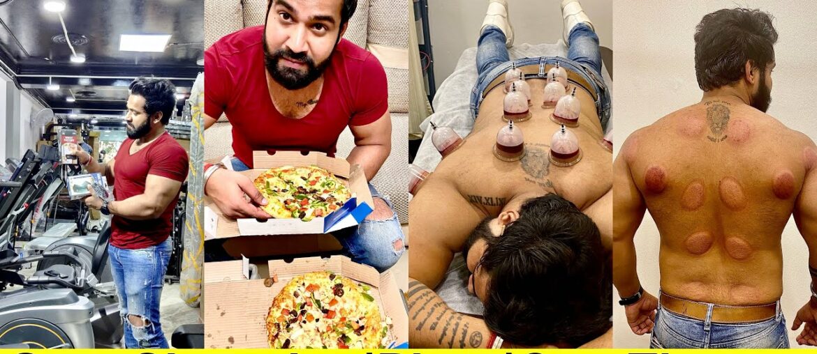 Cupping (HIZAMA) Therapy||Pizza||Gym Shopping
