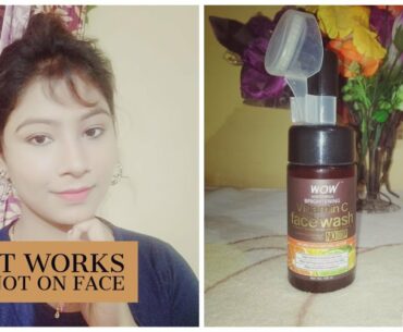 wow Vitamin C Face Wash honest review