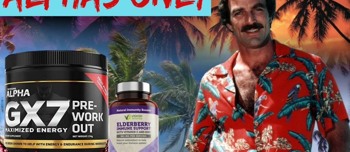 ALPHAs Only PreWorkout | Alpha GX7 Pre Workout Review from Vitamin Bounty | Elderberry Immune Bonus