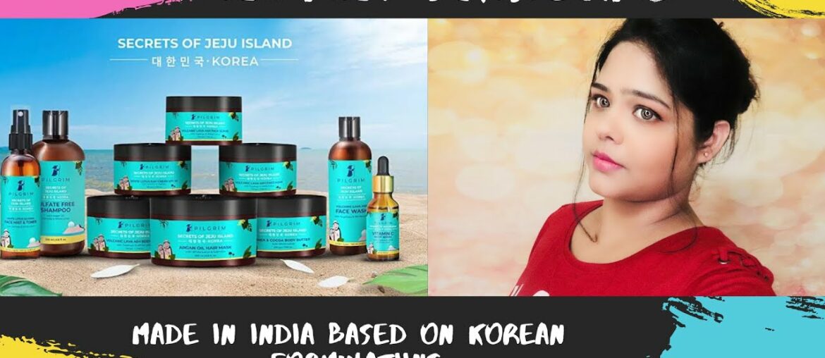 Pilgrim India| Korean Range Products Review | Korean Based Beauty Products |Ezena Styles