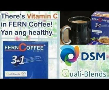 FERN COFFEE a healthy 3 in 1 Drink Mix - with calcium, vitamin C, vitamin B1, and zinc