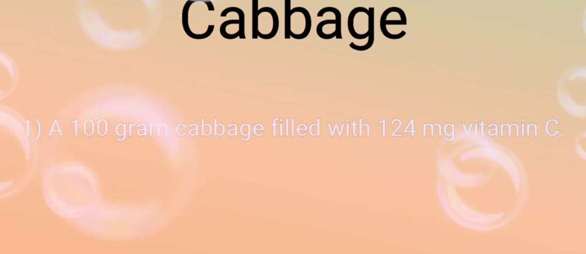 The amazing foods to recover from Vitamin C