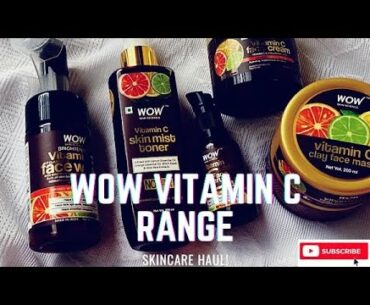 Honest Review - WOW Vitamin C Range Review (Skincare Haul) | Get clear skin |Rae Views|