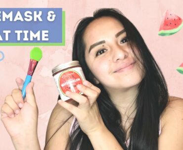 O Naturals Watermelon Face Mask & Coronavirus Scare Chat