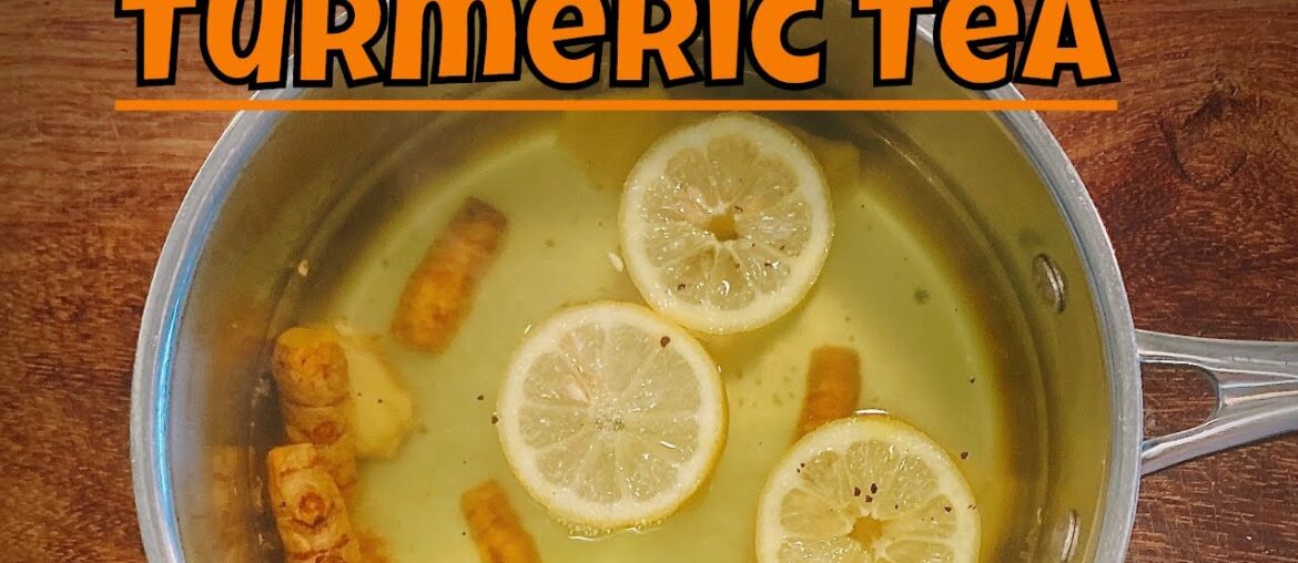 Immune Boosting Tea | Lemon Ginger Turmeric Tea | The Frugal Chef