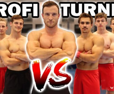 Sascha Huber VS. Profi Turner | Nationalteam gegen Fitness Youtuber!