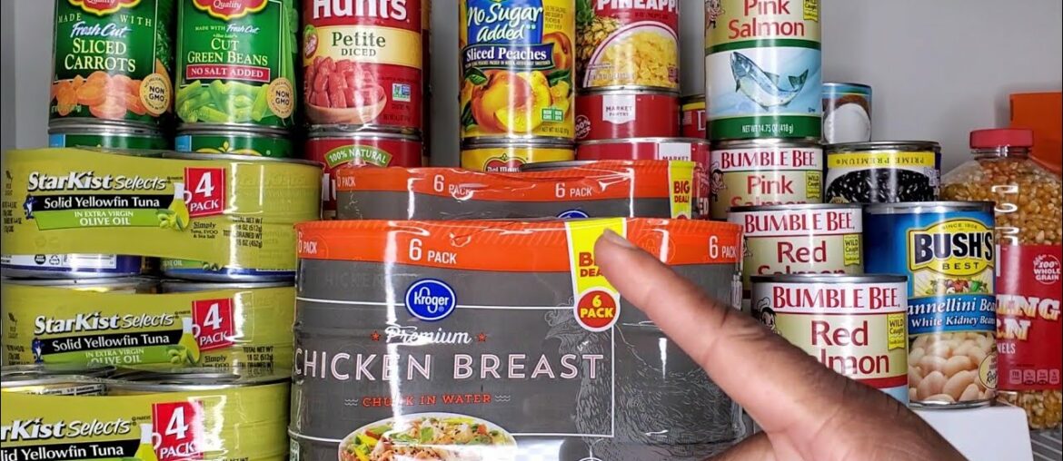 PREPPER PANTRY | Building a 3 month food supply