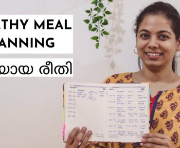 Meal Planning for Beginners Healthy Lifestyle With Nutrition Chart