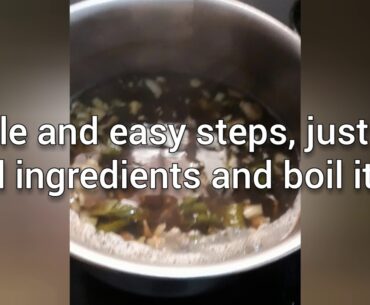 Simple Herbal drink for Corona virus & immunity booster