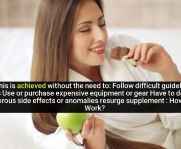 resurge supplement : Does Resurge Supplement Really Work?