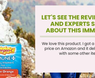 Let's See The Reviews and Experts Says About This Immune Support Emergen-C Immune+ Vitamin C 10...