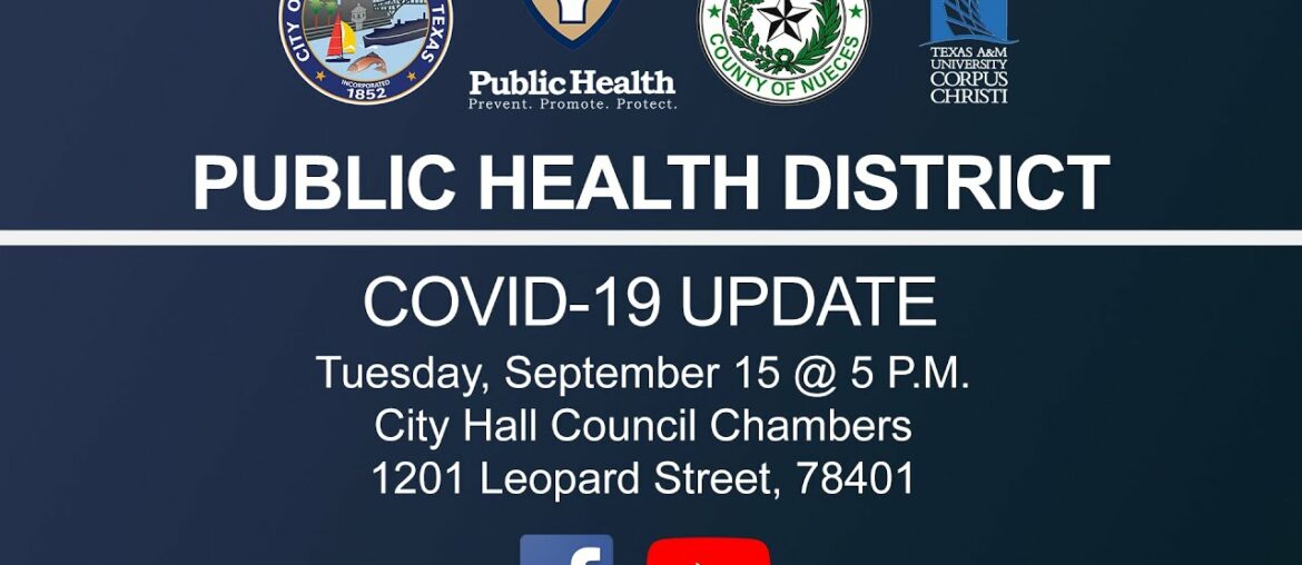 Public Health District COVID-19 Briefing,  September 15, 2020