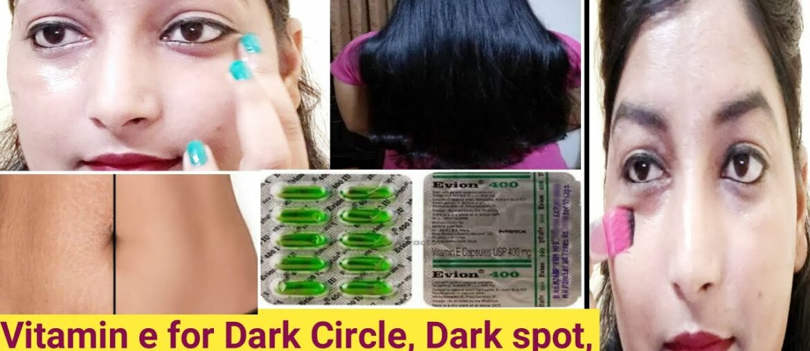 Applying Vitamin E Capsule on Face Over night daily and see the magic/Get visible GLASS Skin..