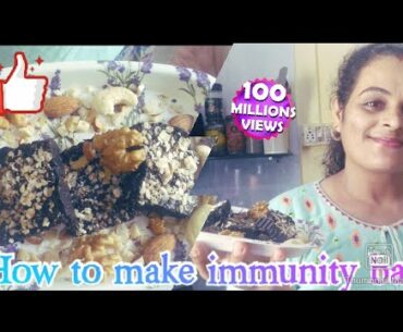 How to make immunity bar .To boost your immunity