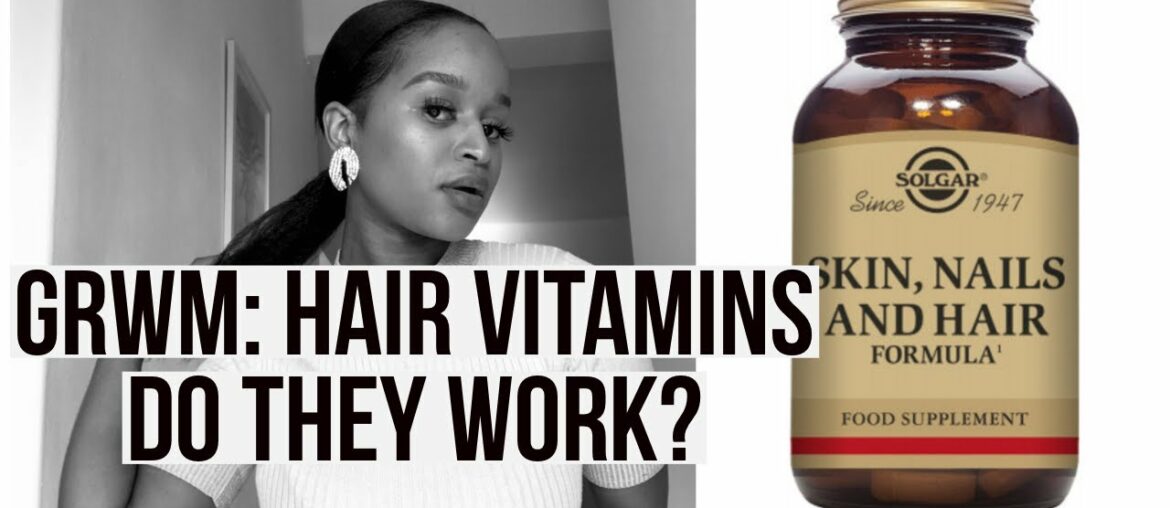 GRWM| Hair supplements| Relaxed hair | South African YouTuber