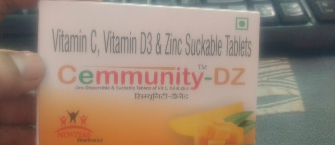 Cemmunity-DZ Tablet review | Vitamin C ,Zinc & Vitamin D3 Tablet