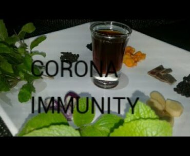 IMMUNITY DRINK FOR COVID 19