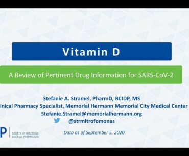 Vitamin D: Evidence-Based Health Information Related to COVID-19