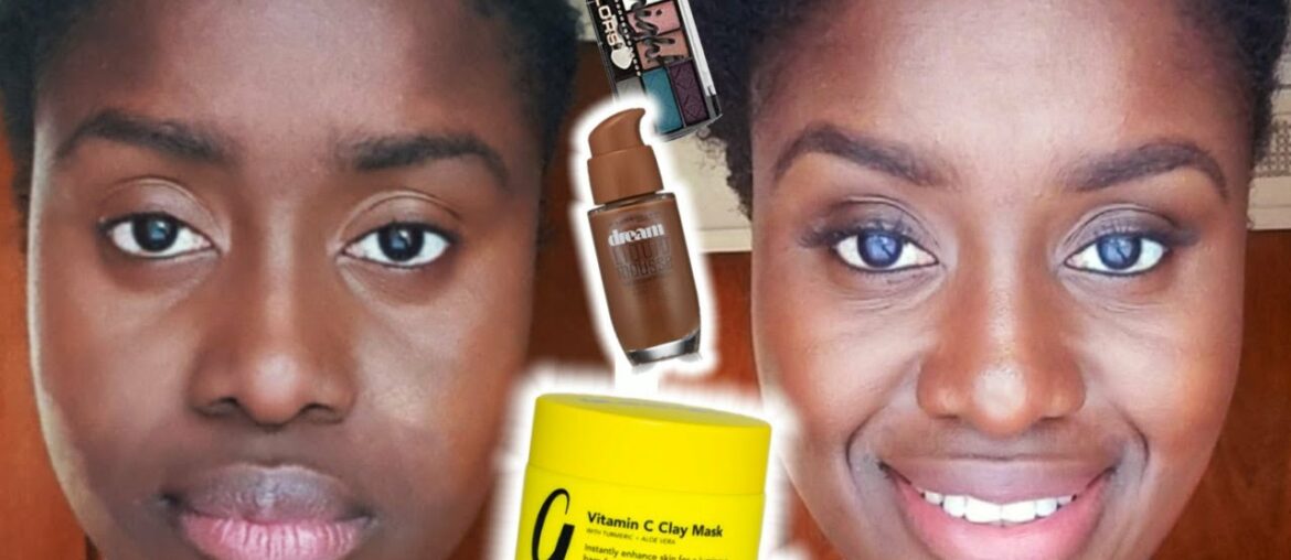 *No Makeup Makeup Look feat GLEAMIN VITAMIN C CLAY MASK It's Time to Glow