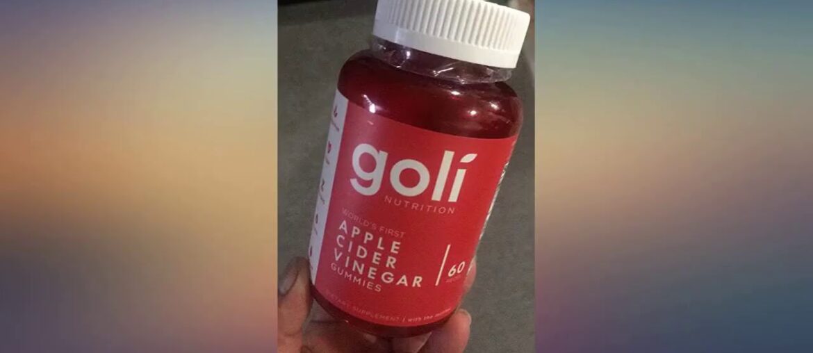 World's First Apple Cider Vinegar Gummy Vitamins by Goli Nutrition - Immunity, review