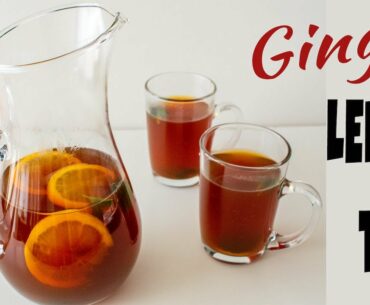 Ginger and Lemon tea | How to make ginger lemon tea