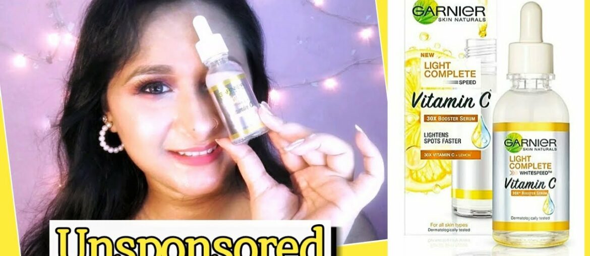 Garnier Vitamin-C Face Serum Review | Unsponsored Review | Vitamin-C Serum | Face Serum |