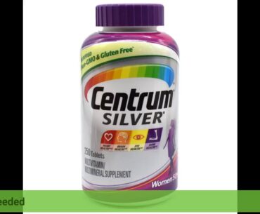 Reviews: Centrum Silver Women 50+ Multivitamin/Multimineral Supplement Tablets, 200 ea