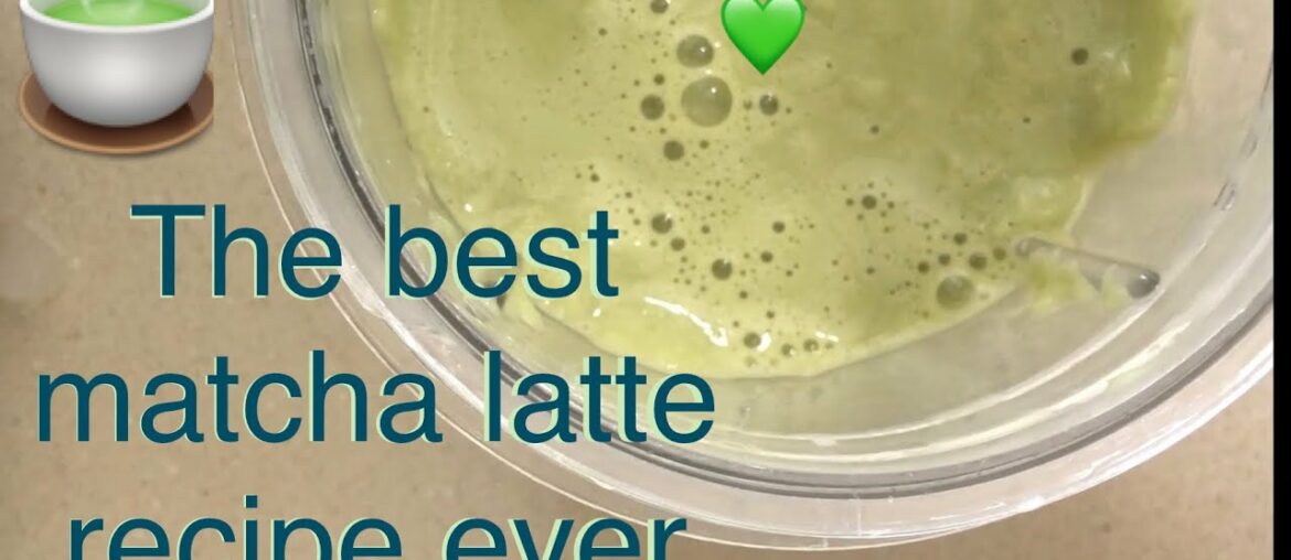 Morning Oils and Vitamins+Matcha Frappuccino Recipe