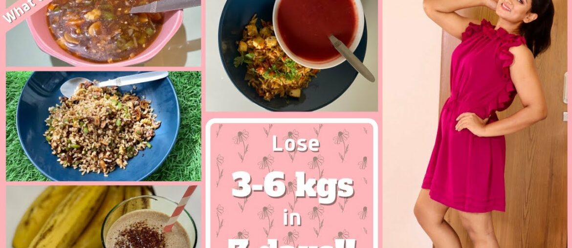 Lose 3-6 kgs & build immunity || 1 week diet plan || Vegetarian/Non vegetarian || Ashtrixx