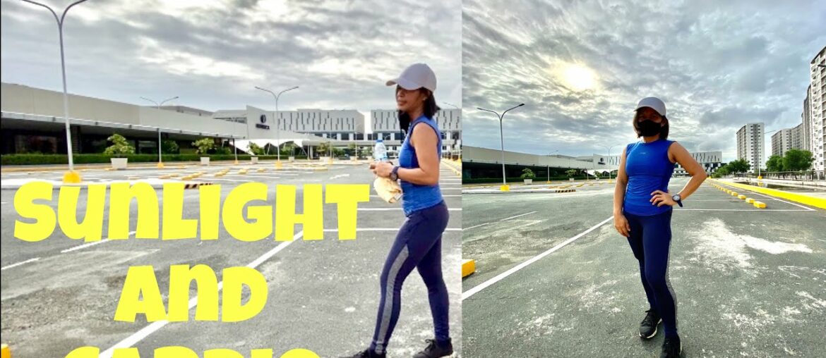 Sunlight and Cardio is a Healthy Workout  /Vit.D is good for bones and immune system