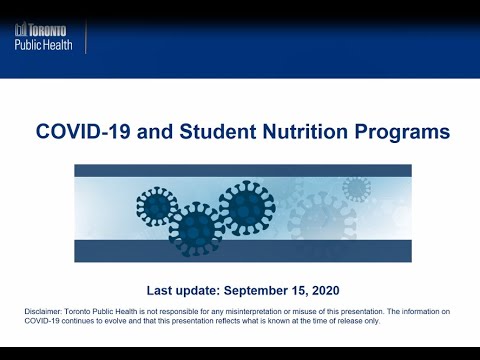 COVID-19 & Student Nutrition Programs
