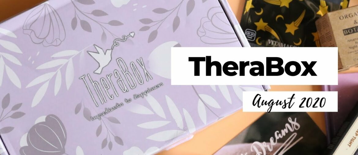 TheraBox Unboxing August 2020: Wellness Subscription Box