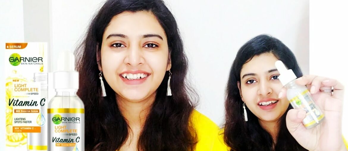 Garnier vitamin C serum review and benefits || Barsha Basu