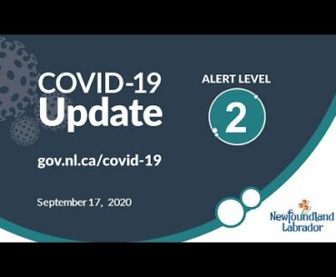 September 17, 2020 COVID-19 Update