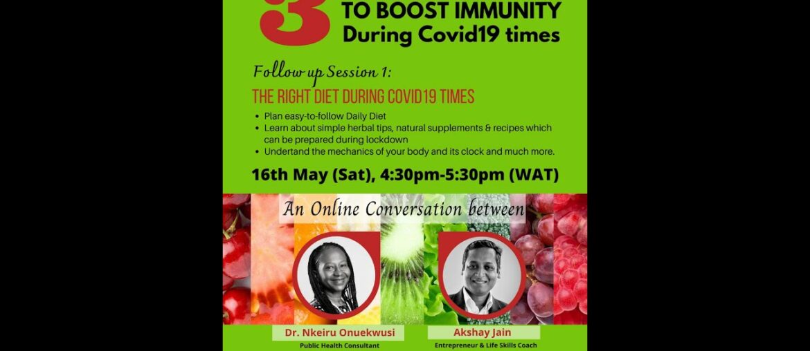 3 Secrets to Boost Immunity - The Right Diet during Covid19 times