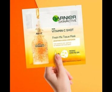 Review on Garnier vitamin c shot face mask.. my experience.