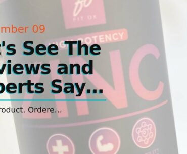 Let's See The Reviews and Experts Says About This Zinc Supplement Pure Zinc Supplement Vitamin...