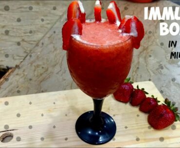 Best Drink During Covid-19 | Immunity Booster Strawberry Juice Recipe and Benefits | MULTI REVIEWS