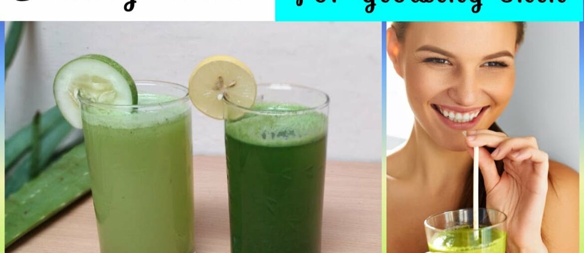 GREEN BEAUTY DRINK - acne , pimples ,skin whitening, glowing and clear skin.