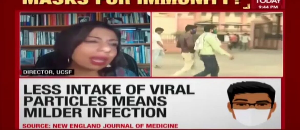 Masks Build Immunity Against Coronavirus? Dr Monica Gandhi Answers