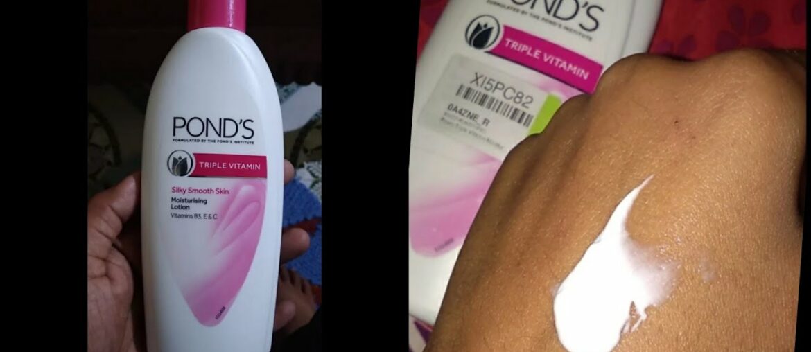 PONDS TRIPLE VITAMIN MOISTURISING LOTION REVIEW IN TAMIL
