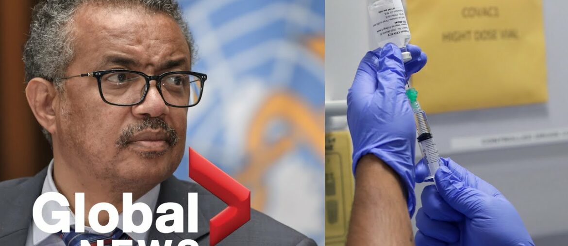 Coronavirus: WHO aims for 2 billion doses of a COVID-19 vaccine by the end of 2021 | FULL