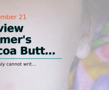 Review Palmer's Cocoa Butter Formula Skin Therapy Moisturizing Body Oil with Vitamin E, Rosehip...