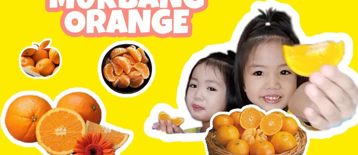 MUKBANG ORANGE | PINOY | KIDS