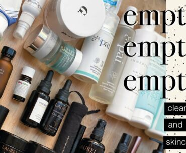 Empties | Clean Beauty and Skincare