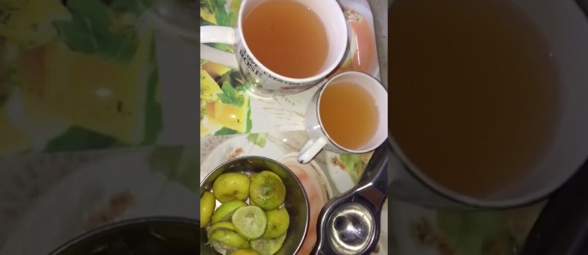 Boost your immunity in 2 minutes - Lemon Ginger Honey Health drink