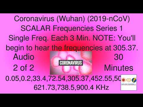 COVID-19 Coronavirus (Wuhan) (2019-nCoV) Rife SCALAR Single Freq. Audio 2 of 2 Energy Healing Audios