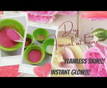 DIY Facial at home | Instant Glow | Flawless skin | Tamil