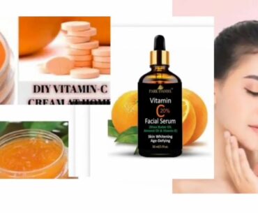 Homemade vitamin c serum for witheing and glowing